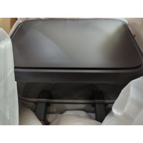 Black and Silver 4-qt. TriZone Touchscreen Air Fryer with Dual Flex Basket, Stainless Steel