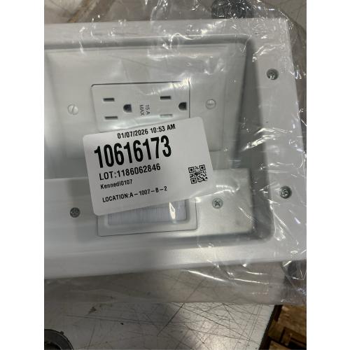 Legrand – OnQ in-Wall Cable Management Kit for Power & Low Voltage Cords – Hides TV or Display Cables Retrofit Behind The Wall – UL Listed TV Cord Hider w/DIY Install & Included Hardware – HT2102WHV1