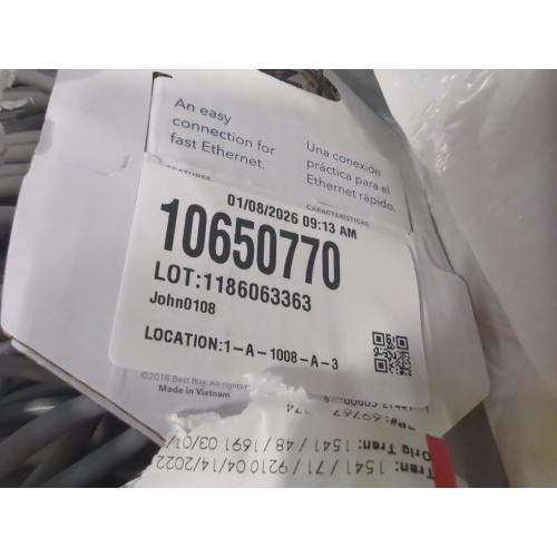 Insignia™ - 150' Cat-6 Ethernet Cable - Gray