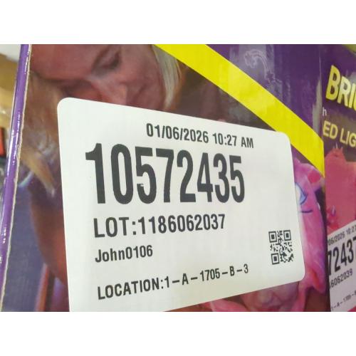 bright eyes blanket with LED light up eyes unicorn