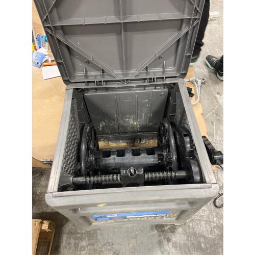 Suncast Smart Trak 225 ft. Gray Free Standing Hideaway Hose Reel