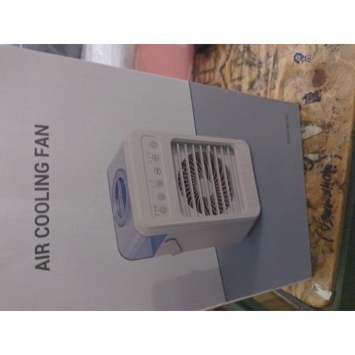Portable Air Conditioners, Mini Air Conditioner Personal Evaporative Air Cooler with 4 Speeds 7 Colors, 600ML Portable Ac Unit Fan 2 Cool Mist Cooling Fan for Room Office Car