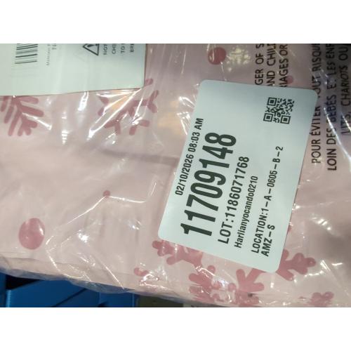 Metronic Cute Poly Mailers 14.5x19 50Pcs Shipping Bags for Clothes, Self Adhesive Snowflake Pink Shipping Envelopes for Small Business, Waterproof Packaging Mailing Bags for Holiday Gifts