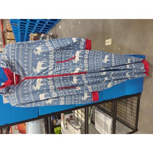 Woman 2XL ECDAHICC Women‘s Cozy Christmas Adult Onesies Hooded Pajamas Sleepwear Unisex Holiday One Piece Jumpsuit