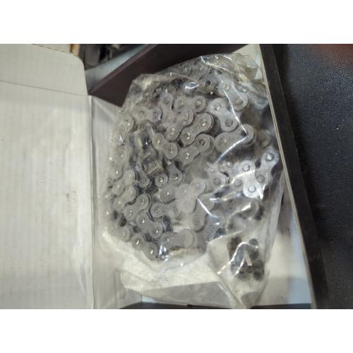 420 Motorcycle Chain 132 Links - 420 Chain for 50 70 90 110 125cc 212cc TaoTao Coolster Apollo Baja Kazuma Chinese ATV, 420 Chain for Mini Bike Go Kart, Free Chain Breaker Included