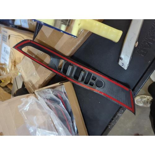 HIGH FLYING Car Window Switch Cover Trim LHD for Subaru | Carbon Fiber Style ABS Material Overlay