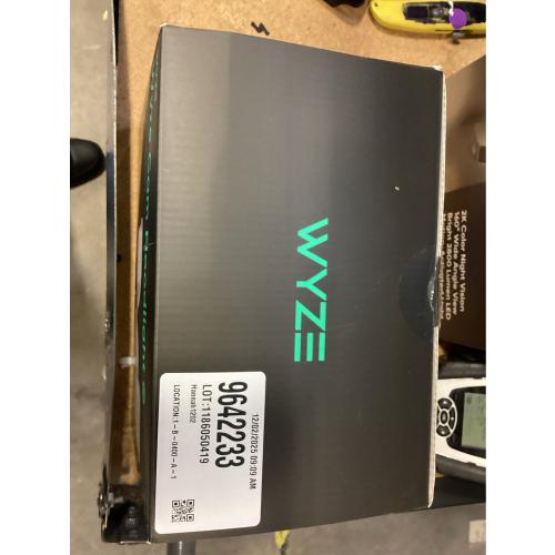 Wyze Wired Outdoor Wi-Fi Floodlight v2 Home Security Camera with 2K Video, Color Night Vision, Motion Activated LEDs - White