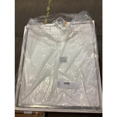 TETOTE Bathroom Mirror for Over Sink Brushed Nickel Beveled Frame 42 x 36 Rectangle Bathroom Vanity Wall Mirror, Tempered Glass, Stronger Frame, Modern Farmhouse Bedroom, Entryway, Living Room