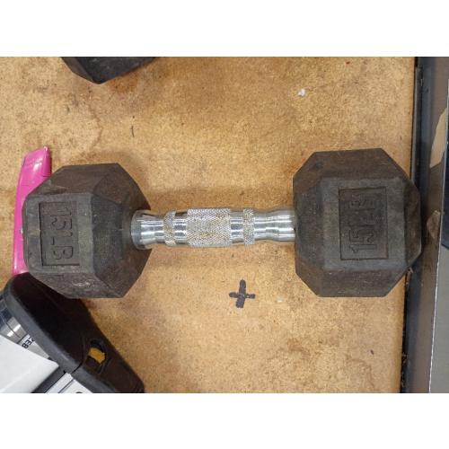 Amazon Basics Rubber Hex Dumbbell Hand Weight