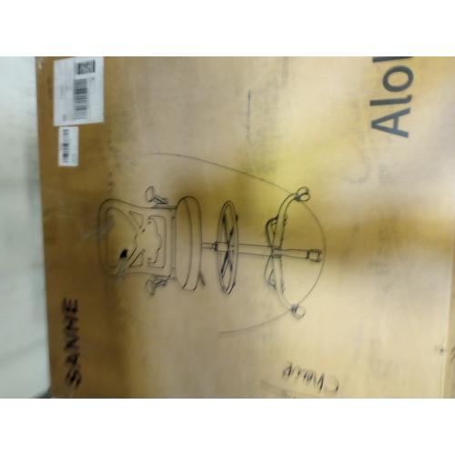 Alolo Drafting Chair,Big and Tall Office Chair with Footrest Ring,Ergonomic Chair for Counter Height and Standing Desk Comfy with Lumbar Support and Flip-up Armrests in Heavy Rolling Base,Black