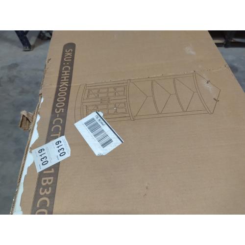 Armoney Corner Storage Bookcase Espresso