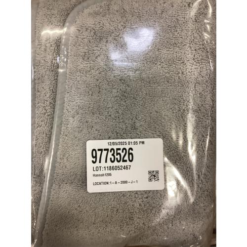 Haven Turkish Cotton Bath Towel in Harbor Mist Grey 2 PACK