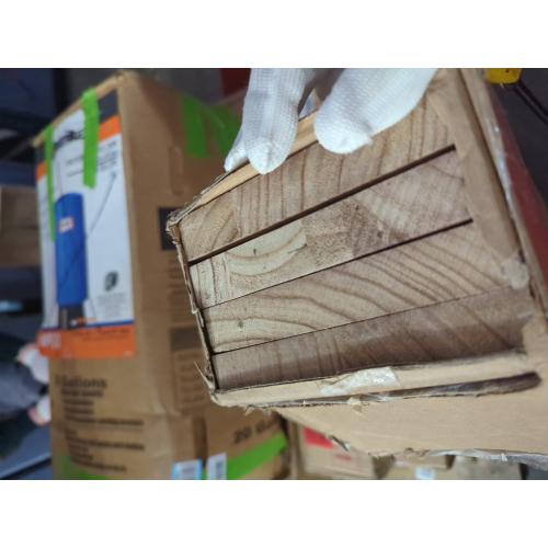 PHPH 48 Inch Wood Floating Shelves for Wall, Wooden Wall Shelves for Bedroom, Set of 4 Light Brown