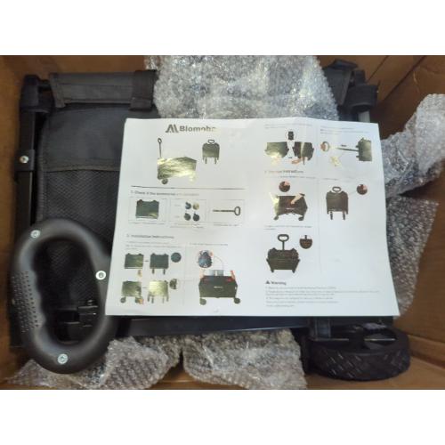 Collapsible Wagon with Wheels, 220 lbs Wagons Carts Foldable Wagon Cart with Flexible Handle, Lightweight Portable Folding Utility Grocery Shopping Cart for Grocery Sports Garden Camping