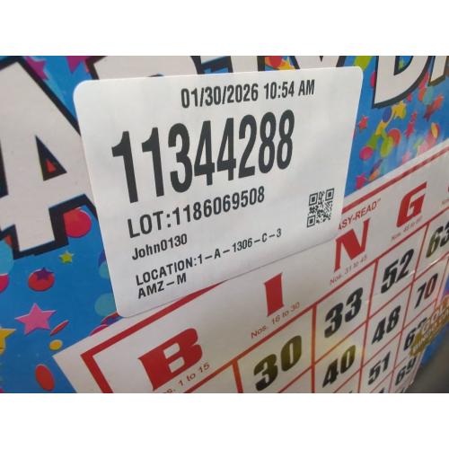 Regal Bingo Professional Bingo Game Set with 11 Wheel Cage, 75 Bingo Balls, Master Board, 18 Bingo Cards & 25 Jumbo Reusable Cards, and Colorful Chips - Bingo Games for Adults Large Group - Gold