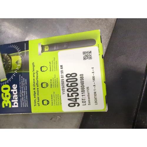 Norelco Oneblade 360 Rechargeable Face Trimmer