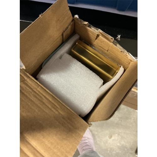 Neodrain 24-in Brushed Brass Rectangular Linear Shower Drain with Brick Pattern Grate, 304 Stainless Steel Bathroom Floor Drain, Gold Linear Drain with Hair Strainer,CUPC Certified