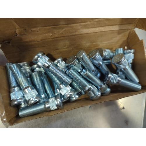 24Pack Wheel Stud for Trailer for Lippert Axles 3500 lb for Dexter 4400 lb with 1/2-20 UNF Thread Size, 0.617 Spline, 0.77 Head, 2.2 Total Length