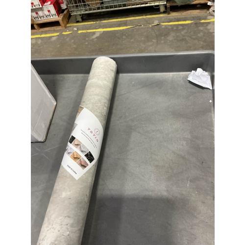 Light Grey Concrete Wallpaper Peel and Stick Matte Texture Limestone Contact Paper Self Adhesive Removable Waterproof Industrial Style Wall Stickers for Bathroom Kitchen Cabinets 17.7x118