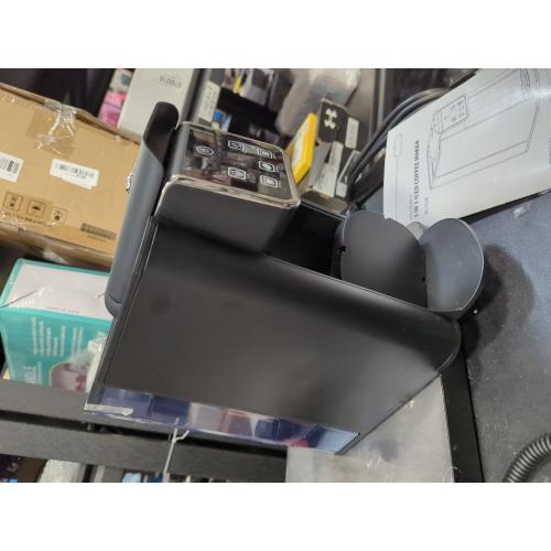 Hot & Iced Coffee Maker with Bold Setting, Single Serve Coffee Maker for K Cup and Grounds, 6-14 Oz Brew Sizes, 50 Oz Removable Water Tank, One Cup Coffee Machine with Reusable Filter, Black