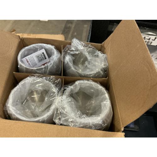 Gusto Nostro Stainless Steel Wine Glass - 18 oz - Unbreakable Black Wine Glasses for Travel, Camping and Pool - Fancy, Unique and Cool Portable Metal Wine Glass for Outdoor Events, Picnics (Set of 4)