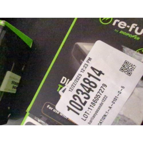 Digipower - Digital Camera Travel Charger for Nikon Batteries (EL5, EL8, EL10, EL11, EL12, EL19) - Black