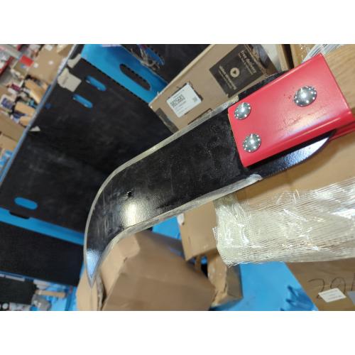 2 Pcs Bush Axe Ditch Bank Blade with Wood Handle Bushcraft Axe Branch Garden Tool 16-inch Head with 40-inch Handle for Yard Garden Work