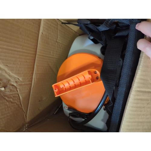 Toovem 4 Gallon Battery Powered Backpack Sprayer - Electric Garden Sprayer with 18V Strong Battery, Automatic Pressurization, 4 Nozzles, Comfortable Design for Lawn, Garden, Farms & Orchards Spraying