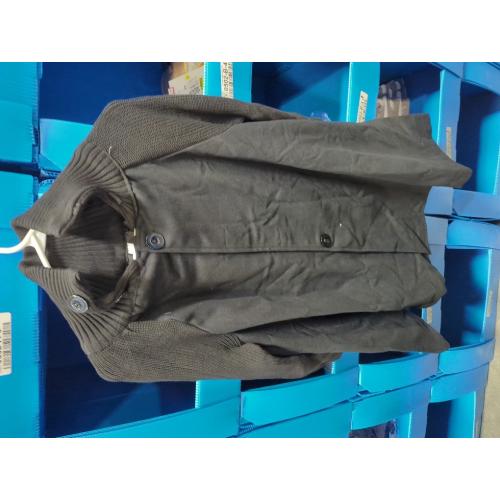 ASL Women's Overcoat Knit Stand Collar Solid Fitted Woolen Coat