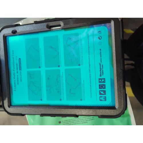 SEYMAC stock Case for iPad (A16) 11th/10th Generation 11''/10.9'' 2025/2022, Full-Body Drop Protection Case with Screen Protector &360° Rotate Hand Strap/Stand, Black