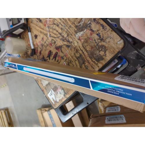 LightingWill LED T8 Light Tube 2FT, Natural White 4000K, Dual-End Powered Ballast Bypass, 1000Lumens 10W (24W Fluorescent Equivalent), Frosted Cover, AC85-265V Lighting Tube Fixtures, 4 Pack