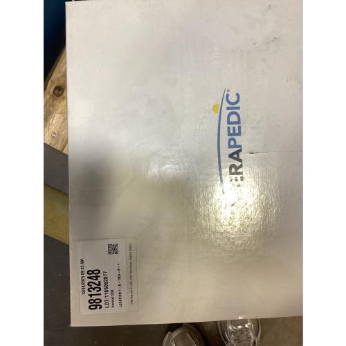 Therapedic 2-Inch Swirl Gel Memory Foam King Mattress Topper