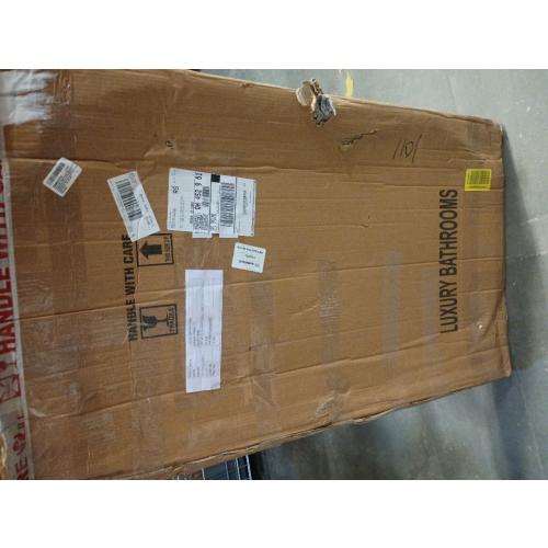 Luxury Oval Shower Curtain Rod (Free Curtain Rings)Ceiling Mount for Clawfoot Tub, Freestanding Heavy Duty Curtain Rail in Matt Black Finish- 45 x 25 Inch