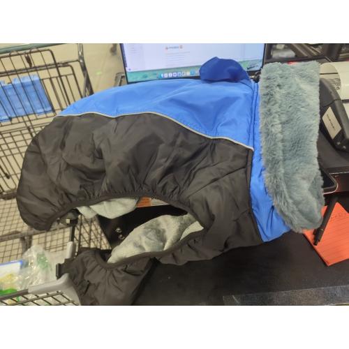 IECOii Extra Warm Dog Coat - Reflective Adjustable Jacket With Buckle Fleece Turtleneck for Cold Weather - Extra Large Dogs