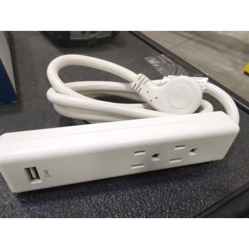 Insignia Power Strip With USB White