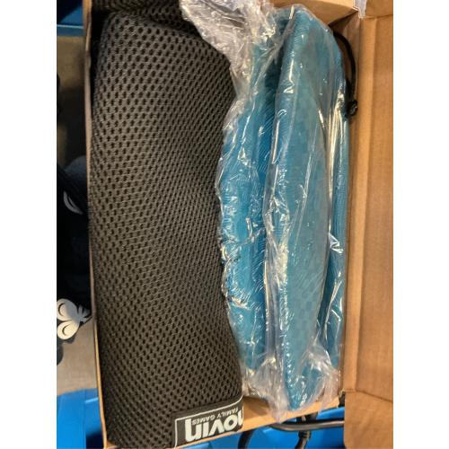 GETMOVIN SPORTS 4 Square Game Kit with Premium 4 Square Ball (8.5”) Hand Pump Air Needle 4 Brightly Colored Chalk Sticks with Container Soft Tape Measure Premium Storage Bag Outdoor Portable Fun!