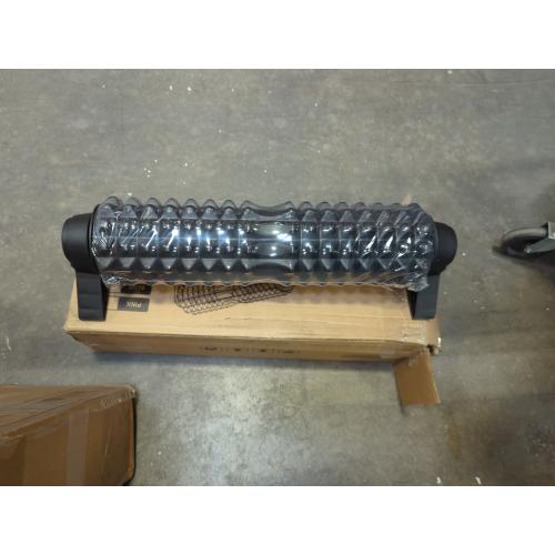 Trigger Point Foam Roller with Stand, 18 Inch Medium Density Foam Roller Long Yoga Roller Foam Exercise Roller for Physical Therapy, Muscles Deep Tissue, Pilates, Back Pain and Muscle Recovery (Black)