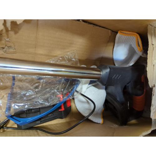 Weed Wacker 24V Eater Battery Brush Cutter, Electric Eater Battery Cordless stringles with 2 Batteries, 1 Charger, 3 Types Blades, Weed Wacker Battery Powered, Lightweight Battery Electric Weed