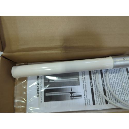 Silver and White Aruba Indoor/Outdoor Omni Antenna AP-ANT-19 - 2.4 GHz to 2.5 GHz, 5.15 GHz to 5.875 GHz - 6 dBi - Outdoor, Wireless Data NetworkPole/Ceiling