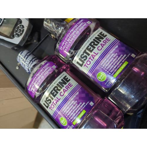 2 Pack Listerine Total Care Anticavity Mouthwash, Fresh Mint, 33.8 Ounces
