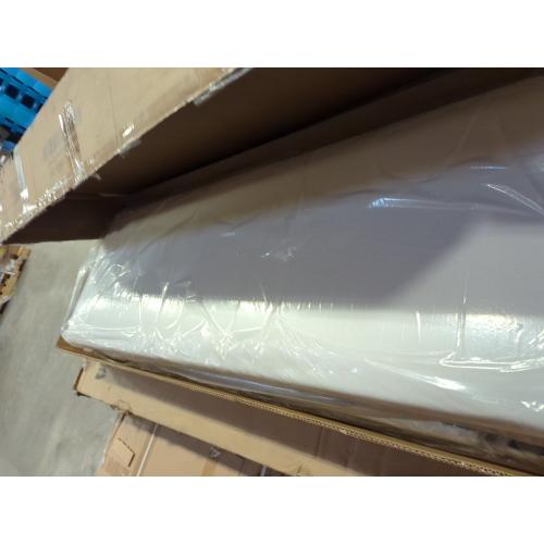 Belo Upholstered Queen Platform Bed White