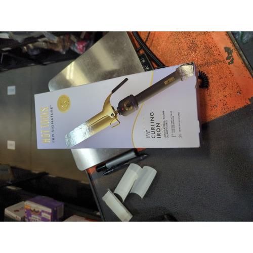 HOT TOOLS (2018 MODEL) Pro Artist 24K Gold Curling Iron | Long Lasting, Defined Curls (1 in)
