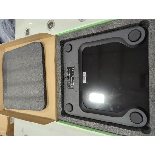 Black Wyze Smart Scale for Body Weight and Fat, Digital Bathroom Scale, Weighing Machine for People's Muscle BMI, Bluetooth Electronic Body Composition Monitor, 400lb