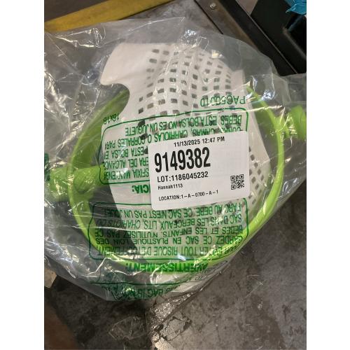 Dreamfarm Spina 2-In-1 Easy-To-Use, Collapsible Salad Spinner & Straining Colander for Salad, Fruit, Vegetable, Lettuce - White/Green