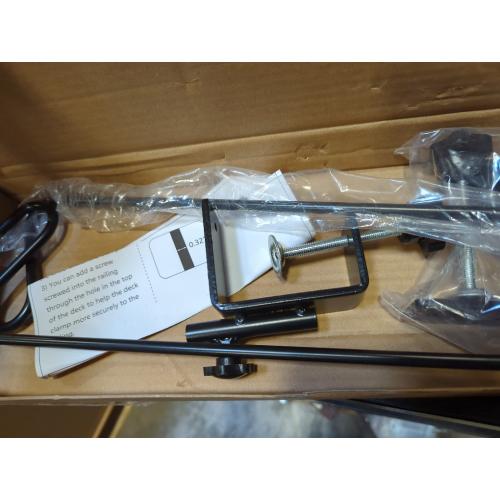 FEED GARDEN 2 Pack 14 Inch Deck Hook, Deck Bird Feeder Hanger, Applicable Deck Thickness 1 Inch-3 Inch