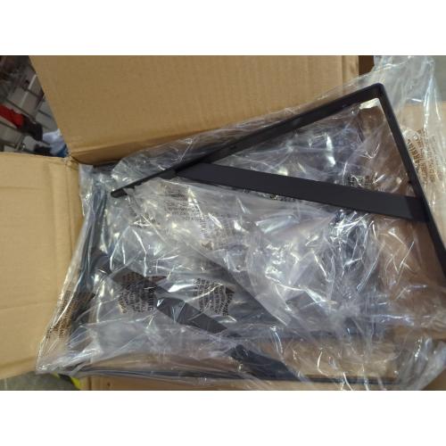 Amazon Basics 10 Pack L20 x H 13 Black Heavy Duty Shelf Brackets with Screws, Metal Shelf Brackets, Strong Steel