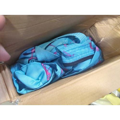 Color Blue Fabric Covered U-Seat Chair Pool Float