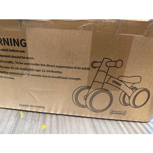 SEREED Baby Balance Bike for 1 Year Old Boys Girls 12-24 Month Toddler Balance Bike, 4 Wheels Toddler First Bike, First Birthday Gifts