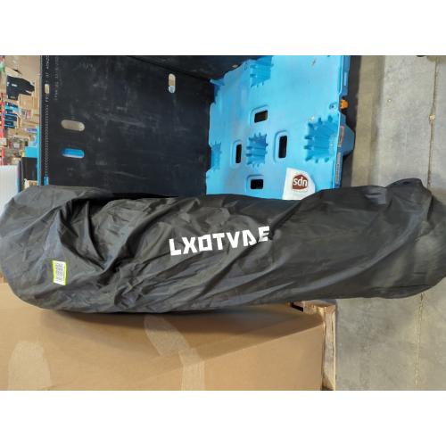 Blue Memory Foam Camping Mattress pad, Comfortable Thick Floor Sleeping Mat for Adults with Waterproof and Non-Slip Bottom, Portable Roll Up Mattress for Sleepover Guest,Cot Mad for Car Camping