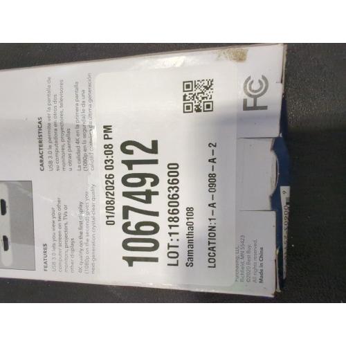 Insignia - USB to Dual HDMI Adapter - Model: NS-PU32H4A